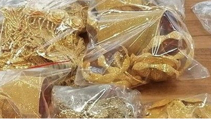 200 bin Euro’luk altınla ‘komşu’da yakalandı!