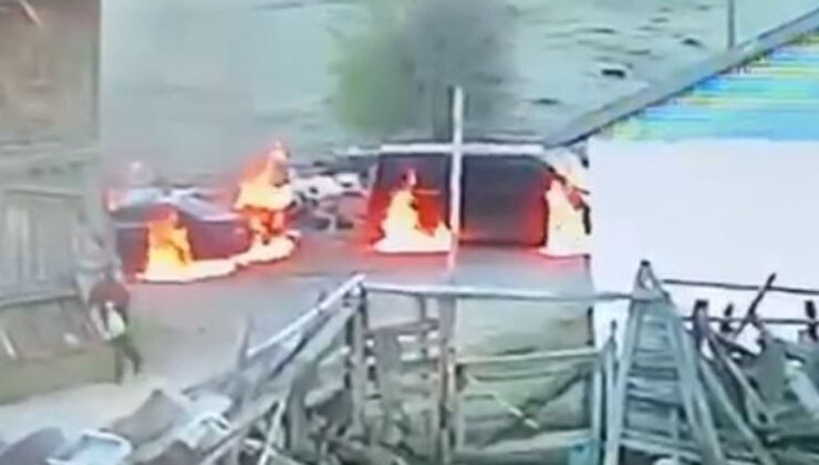 4 aracı yakılan muhtar: Eve sıçrasaydı facia olacaktı