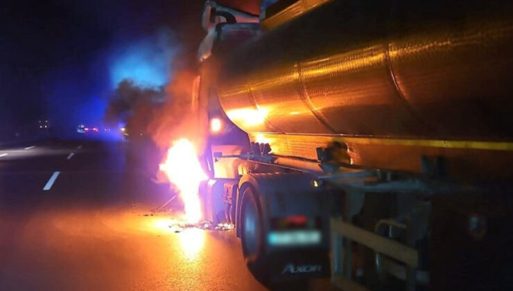 Adana’da tankerde başlayan yangın ormanlık alana sıçradı