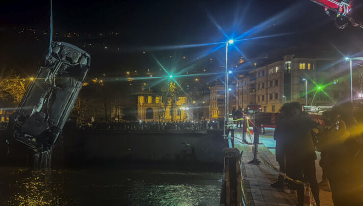 Amasya’da otomobil nehre düştü: 1 ölü, 1 yaralı