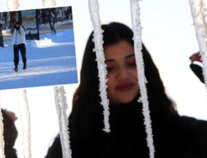 Bir kentte termometre buz kesti: – 30.3!