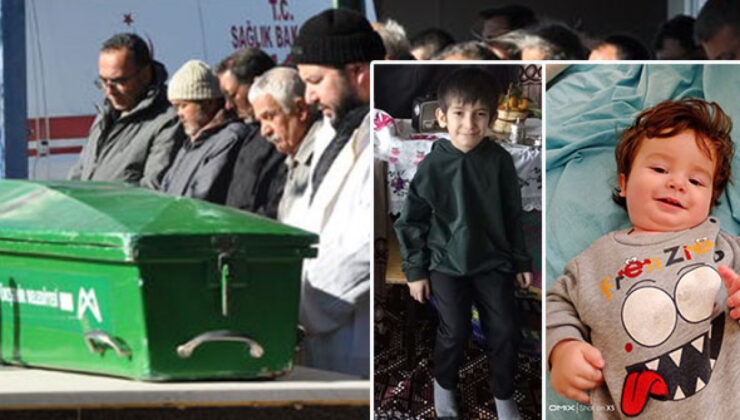 Bir tabuta 2 çocuk sığdı… Çok büyük acı!