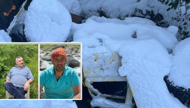 Cip, dereye yuvarlandı… Can kayıpları var! Kar bu sefer ağlattı!