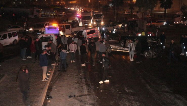 Cizre’de 7 araçlık zincirleme kaza: 7 yaralı