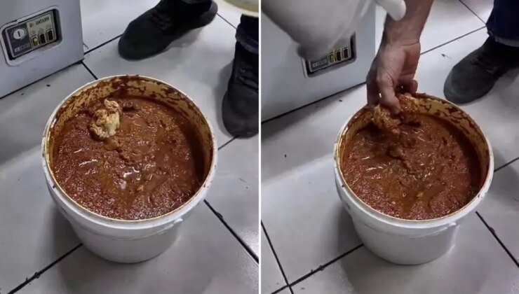 Denetime giden ekipler baharat kovasını açınca şaşkınlığa uğradı: Bozulmasın diye koydum