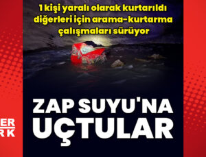 Hakkari’de hafif ticari araç, Zap Suyu’na uçtu! Kayıplar için arama çalışması başlatıldı