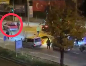 Hareketli dakikalar! Polis ateş açıp durdurdu!