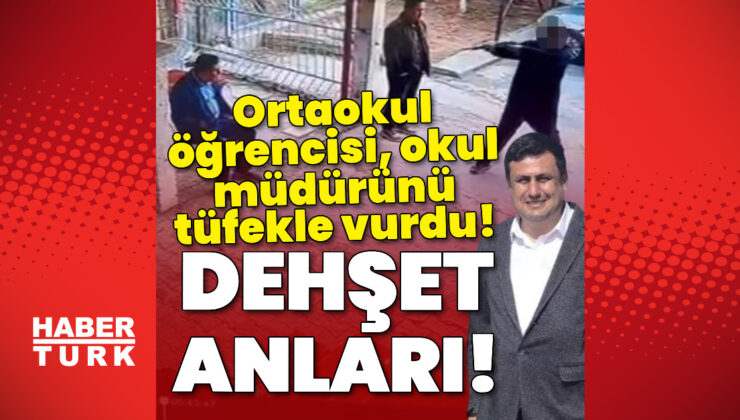 Korkunç saldırı! Ortaokul öğrencisi okul müdürünü vurdu!