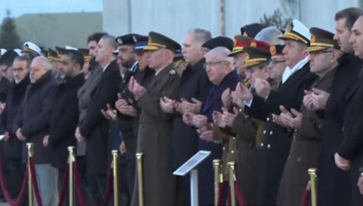 Libya heyetine Başkent’te cenaze töreni