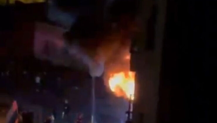 Pendik’te 10 katlı binada yangın paniği