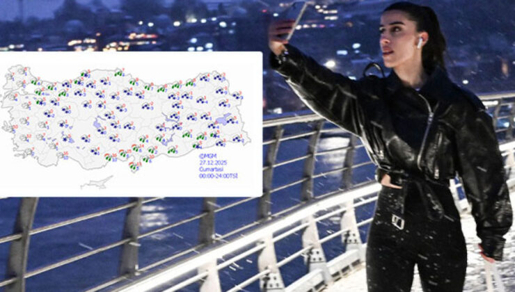 Sıcaklıklar düşüyor… 37 kent için “sarı” ve “turuncu” kar alarmı!