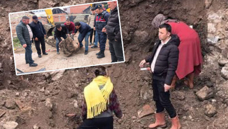 Site inşaatı kazısında çıktı… Mezar ve insan kemikleri!