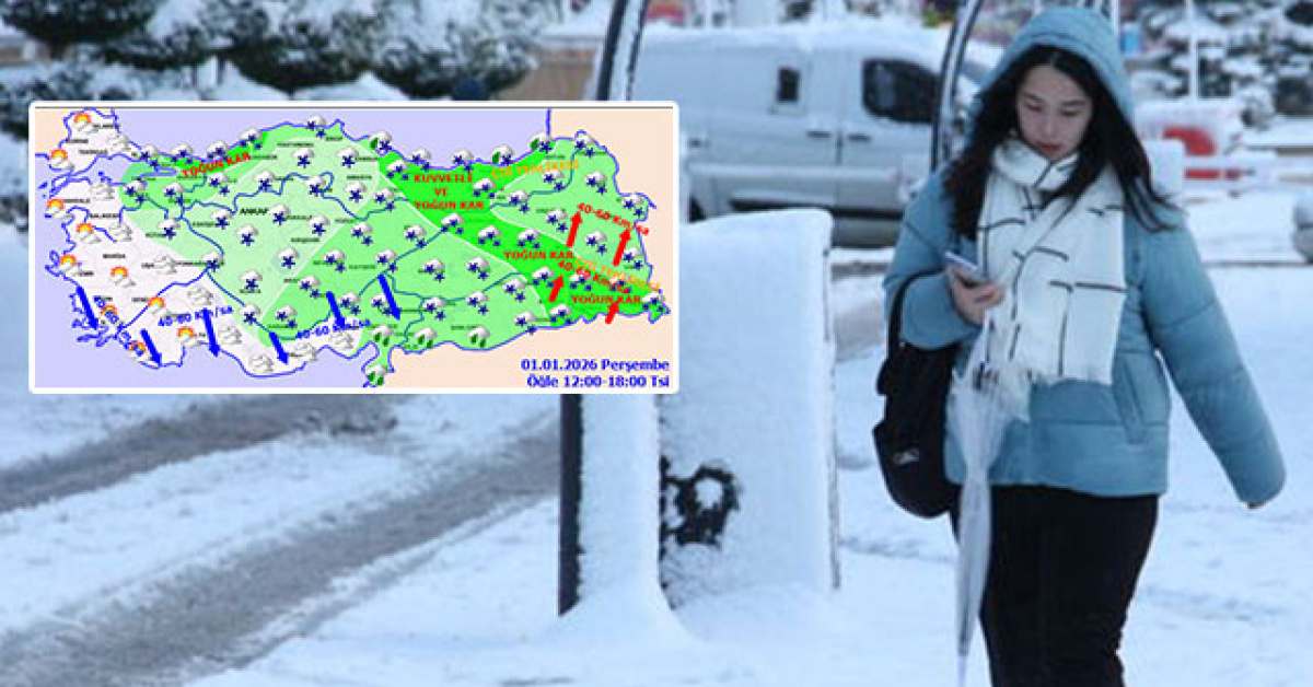 Meteoroloji saat verip uyardı! Sıcaklık daha da düşüyor… 7 bölgede kar var!
